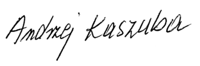 podpis prof.Kaszuba